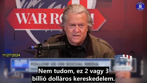 【HU】Steve Bannon hangsúlyozza, hogy Trump elnök külföldi vámjai elviselhetetlenek a KKP számára