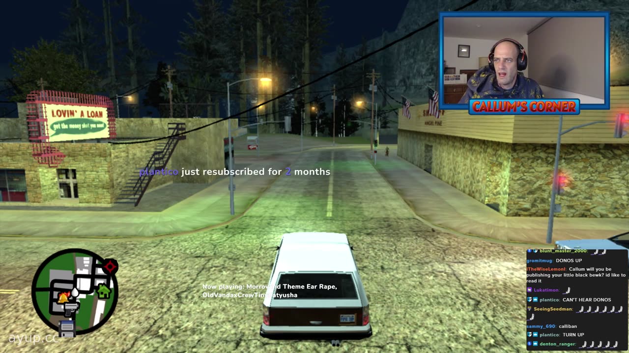 ayupcc - Callum's Corner - 27/11/23 - GTA San Andreas Continues