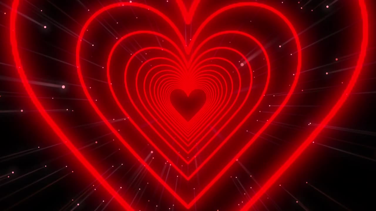 424. Heart Calming Background❤️Red Heart Heart Heart