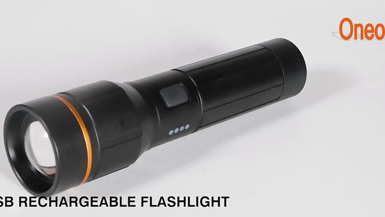 Ultra Bright Long Distance Rechargeable Flashlight Outdoor Multifunctional LED --Oneok