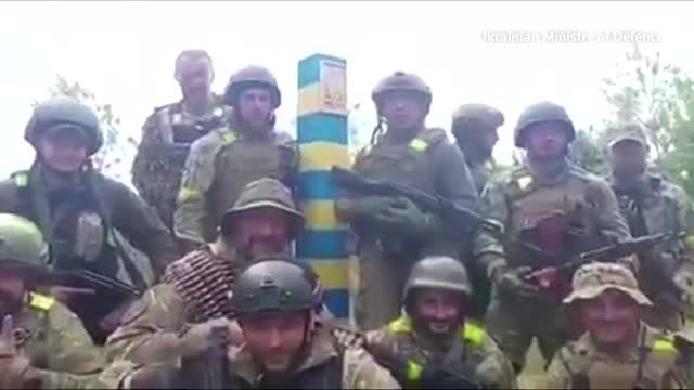 Ukraine releases video of soldiers ‘near Russian border’
