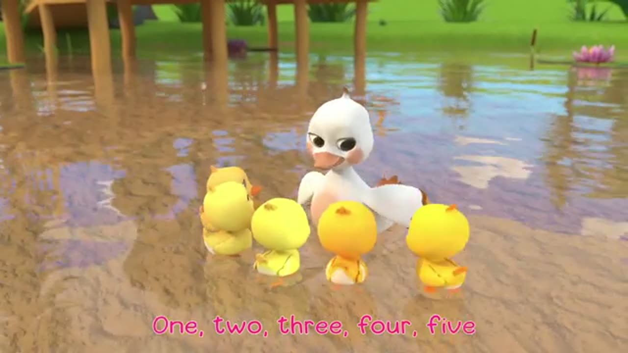 Five Little Ducks Went Out One Day Rhymes & Kids Songs