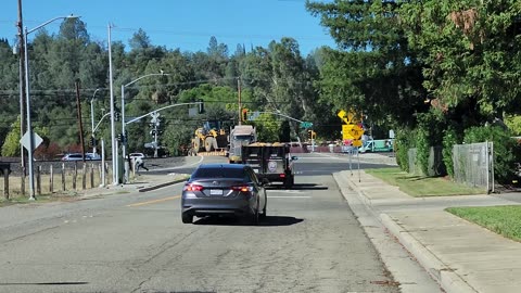 Train Crashes Into High-Centered Tractor