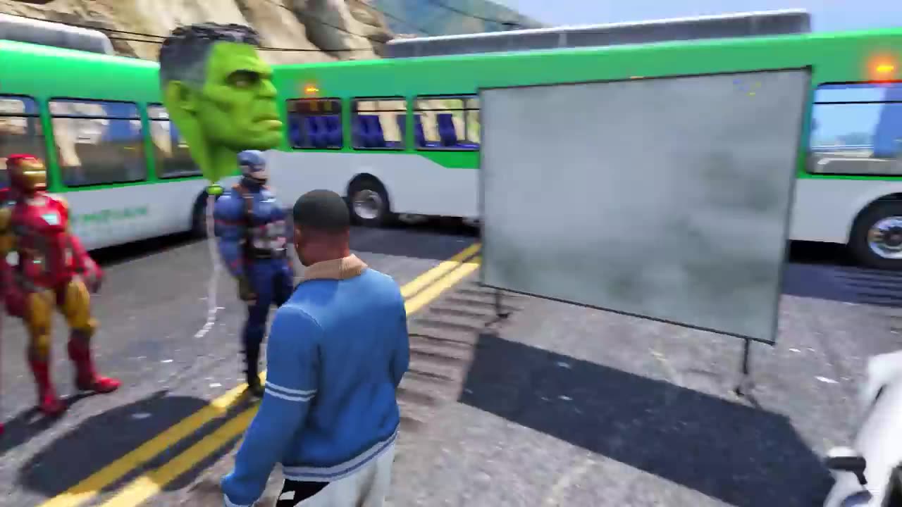 Franklin Uses Magical Painting To Make SCARY HULK In Gta V ! GTA 5 new