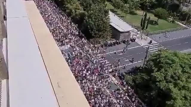 Mandatory Vax Protest in Nice France