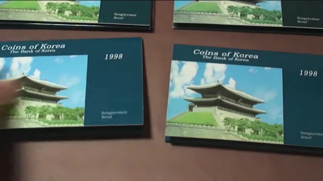 Bank of Korea Coin Mint Sets, 1995 ~ 2002 ...ASTOUNDING COLLECTIBILITY!