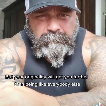 if people laugh at you for being different turn around left back at them.