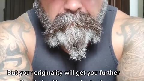 if people laugh at you for being different turn around left back at them.