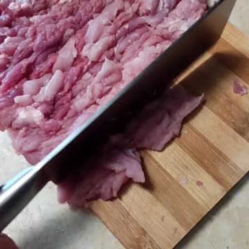 When there's no meat grinder around