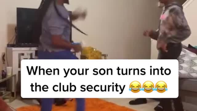 He sensed the danger and had to step in 😂