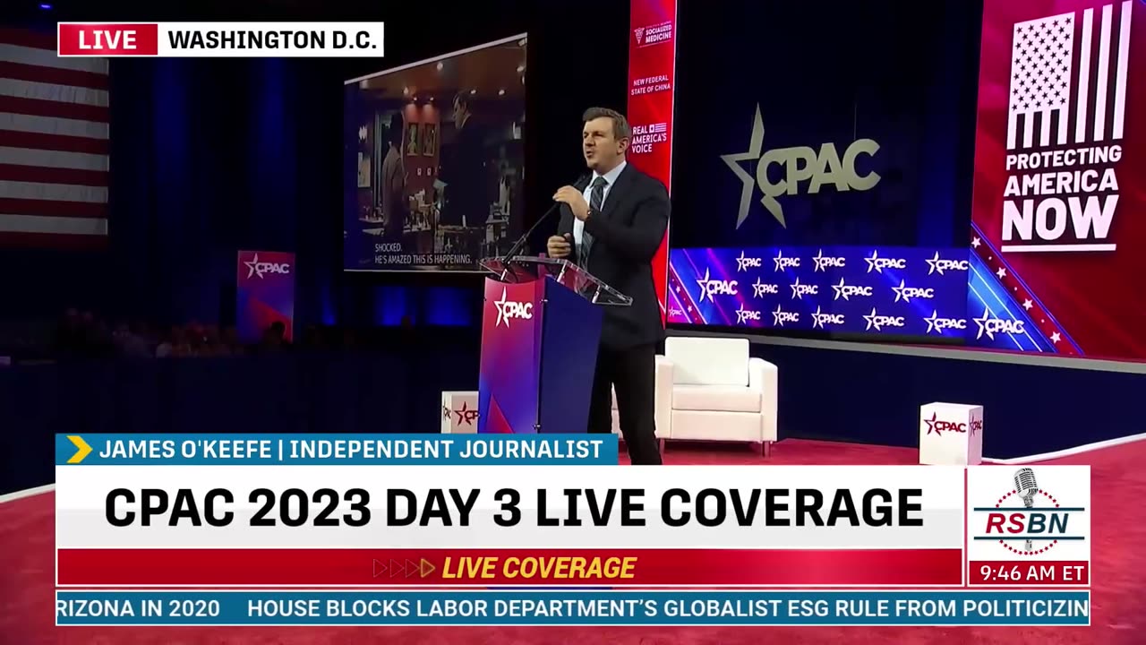 James O'Keefe w/ Special Guest from Pfizer | CPAC 2023