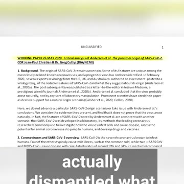 Vaccines - Covid 19 And It's Origins