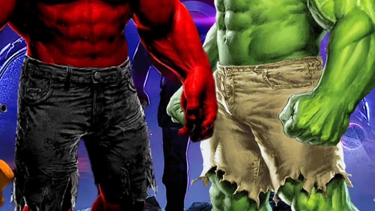 Who Is Strongest | Red Hulk vs Marvel and DC #shorts #viral #marvel