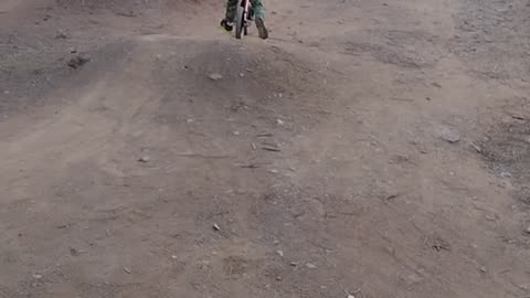 3 year old biking small track