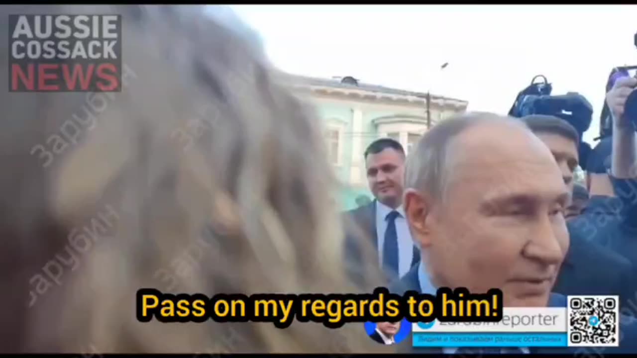 Putin Speaked to locals - We Have Been Waiting 20 Years For You!