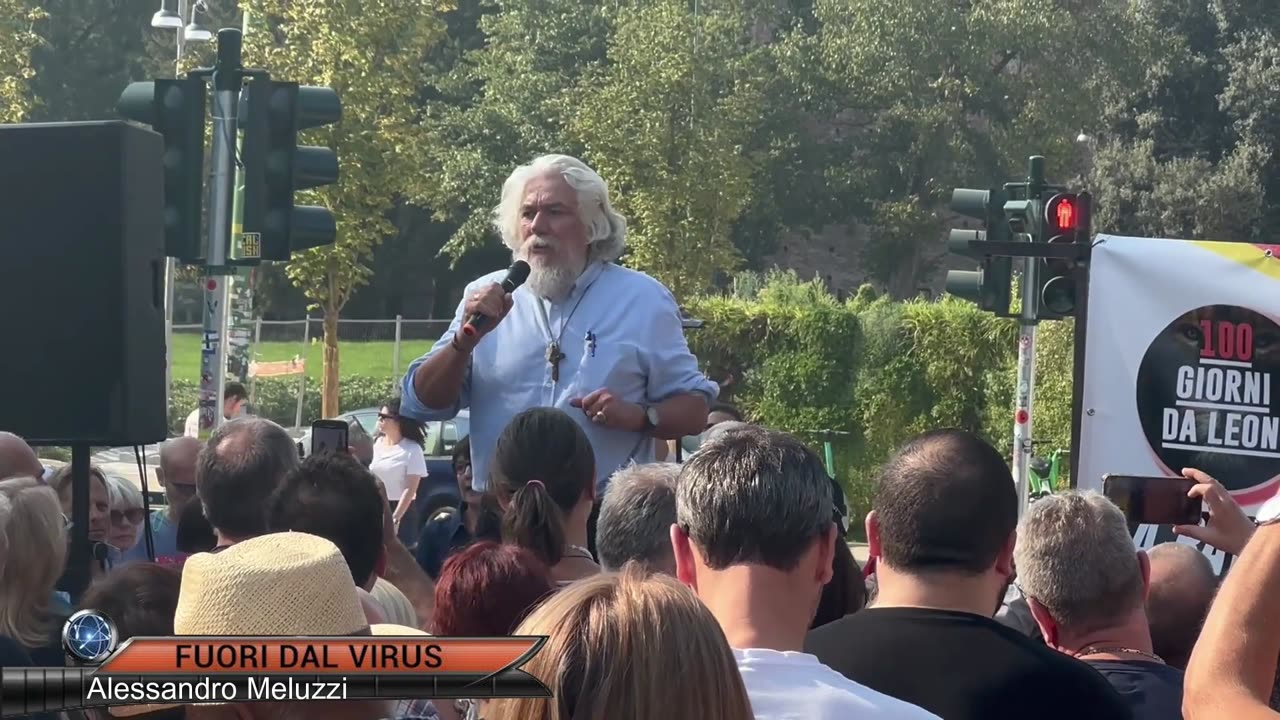 MANIFESTAZIONE 100 GIORNI DA LEONI con ALESSANDRO MELUZZI. Fuori dal Virus n.761.SP