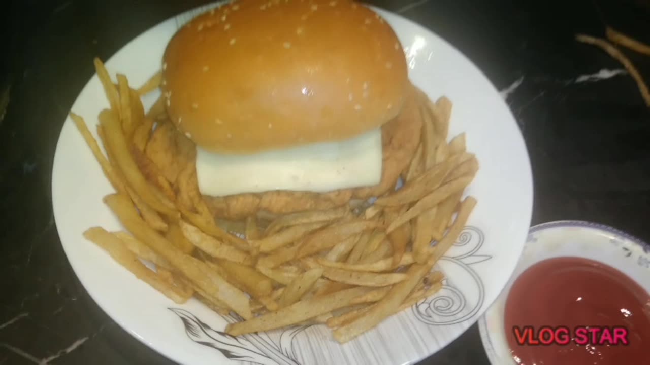 zinger burger recipe easy to make |by faisalfazalworld|