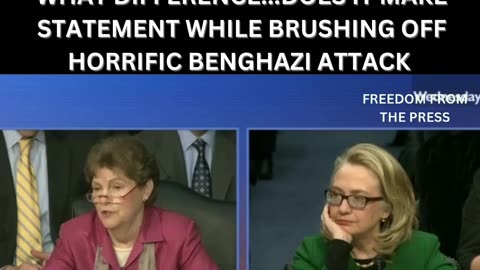 Just a Reminder of How AWFUL Hillary is...