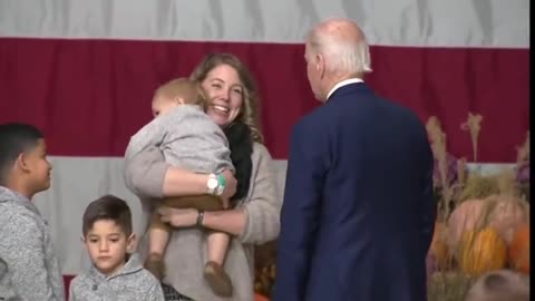 This Baby Is SCARED Of Bumbling Biden!