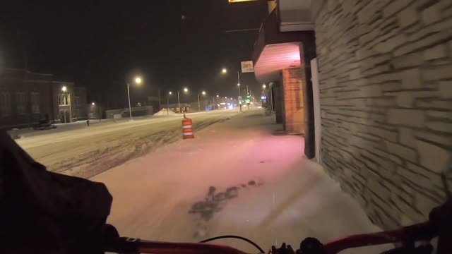 Snowy Fatbike Ride through Esky ( Fatback Rhino )