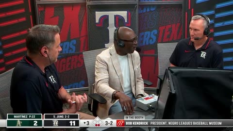 Bob Kendrick, Negro League Baseball Museum President, on Rangers TV (BallySports SW)