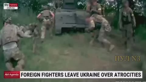 Australian TV channel showed a story about foreign mercenaries fleeing Ukraine