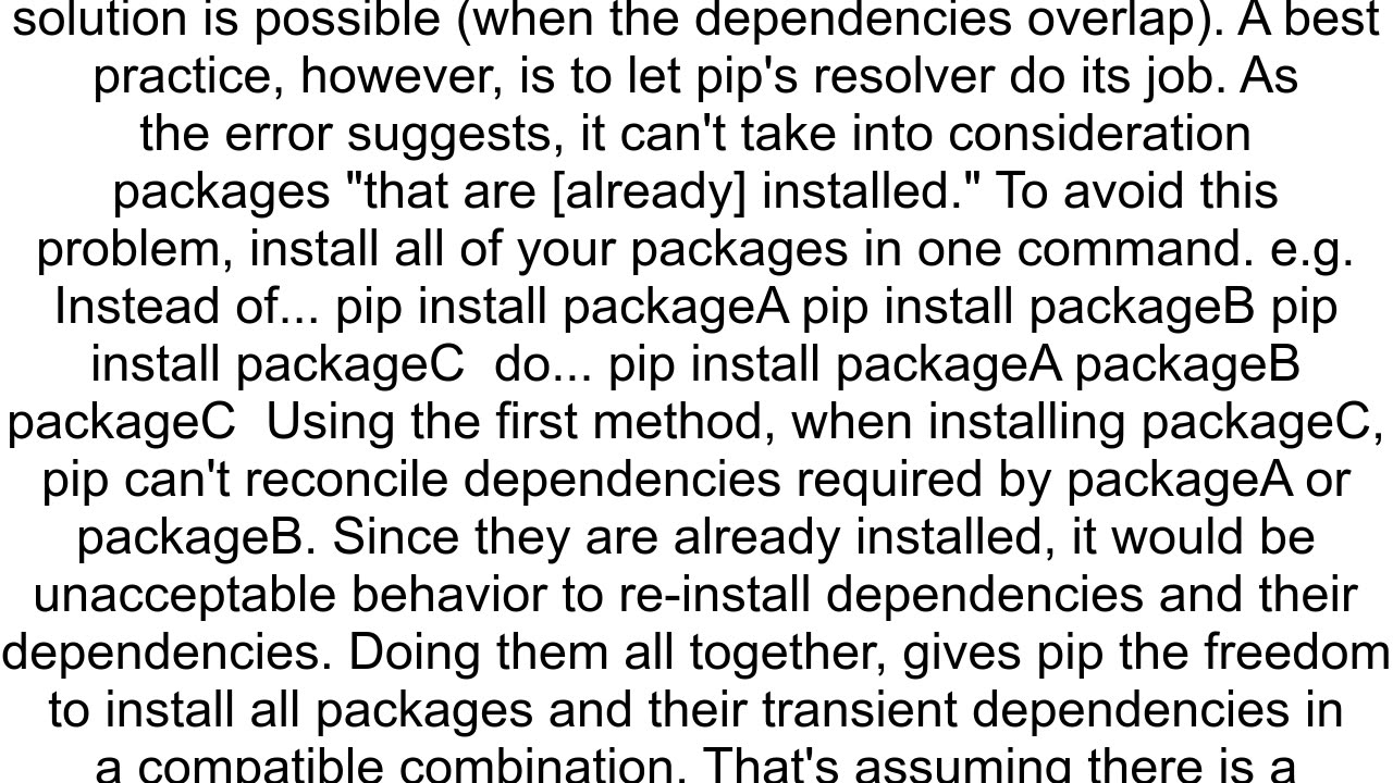 What to do when pip dependency resolver wants to use conflicting django plotly dash versions of a a