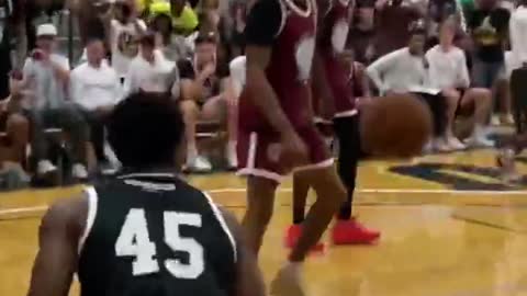 Indoor basketball butt