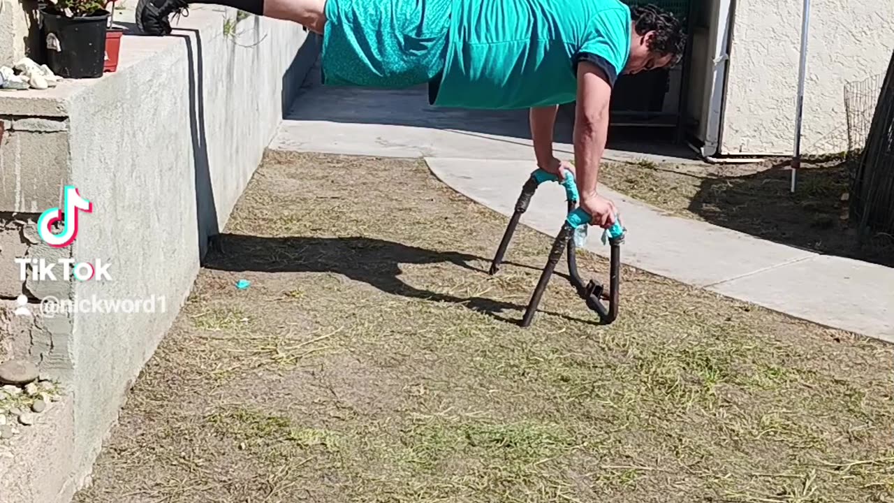 Decline Push-ups Off 3 Foot Ledge