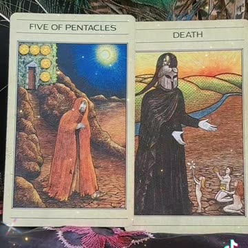 Five of Pentacles & The Death Card