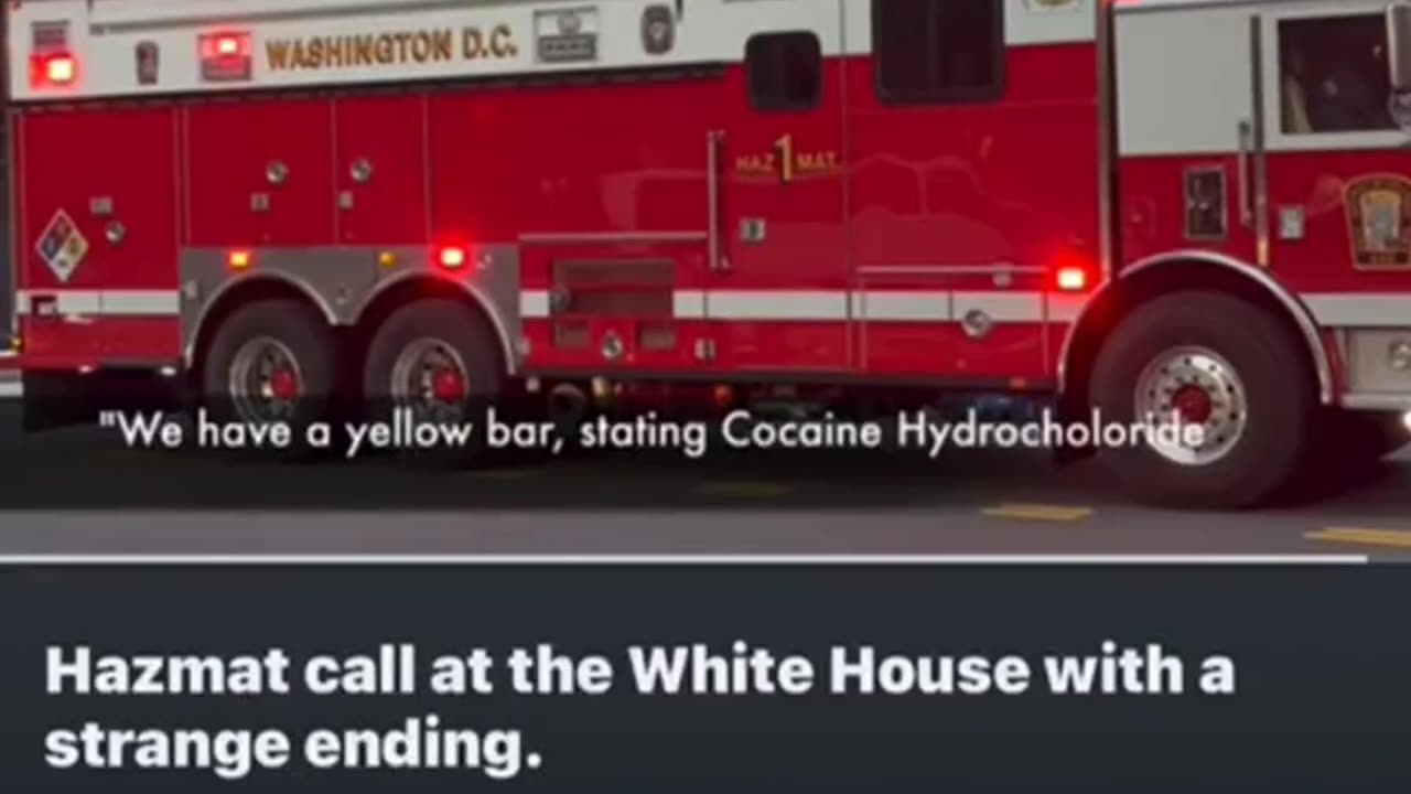 The White House was temporarily evacuated on Sunday after DC Fire Hazmat found a substance