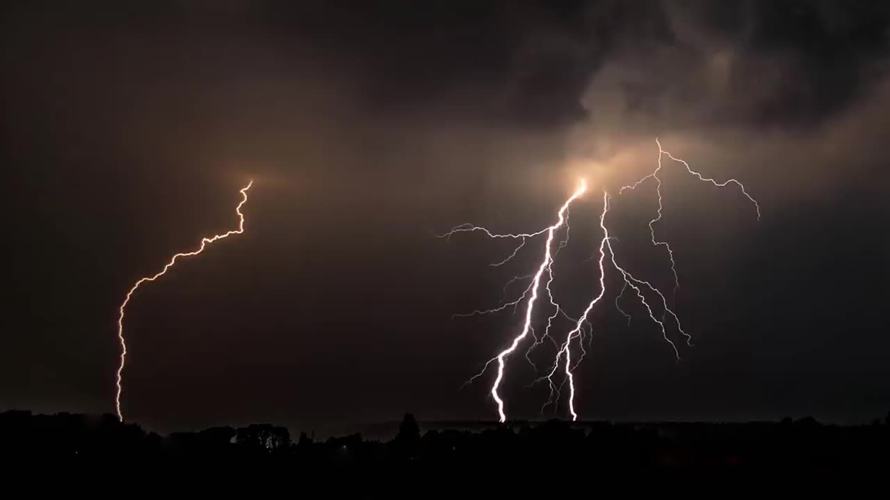 1 hour of rain and thunderstrom asmr enjoy