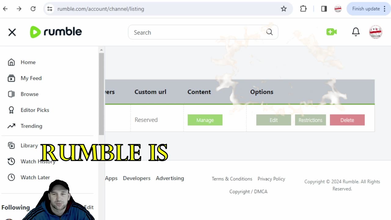 Rumble New Video Posting Site. How to Link or Sink Your YouTube Account