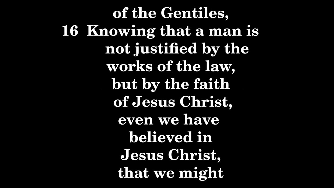 Galatians 2 King James version