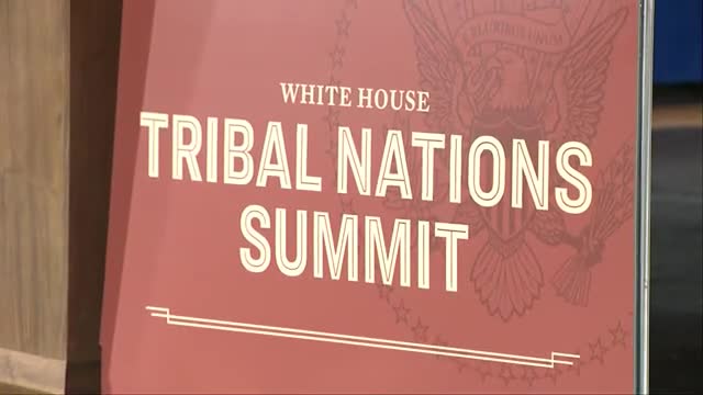 Biden delivers remarks at the White House Tribal Nations Summit