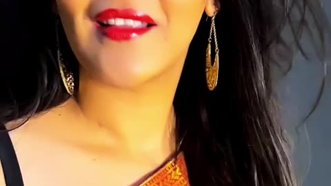 desi black saree bhabhi dance video