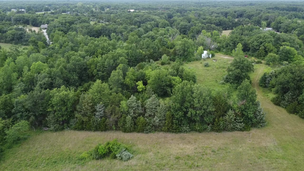 Droning around the farm