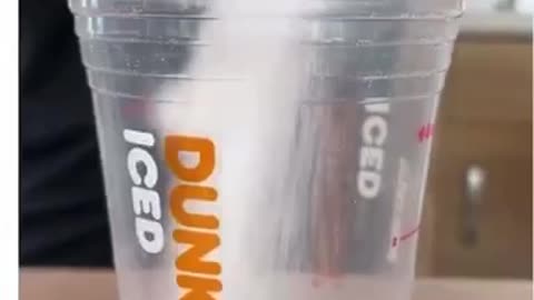 THE PUMPKIN SWIRL FROZEN COFFEE AT DUNKIN NOT WHAT U THINK IT IS !