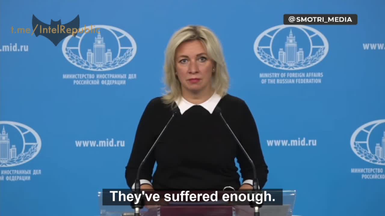 Maria Zakharova: ‘People Have Suffered Enough, Kiev And West Don’t Want To Accept Reality’