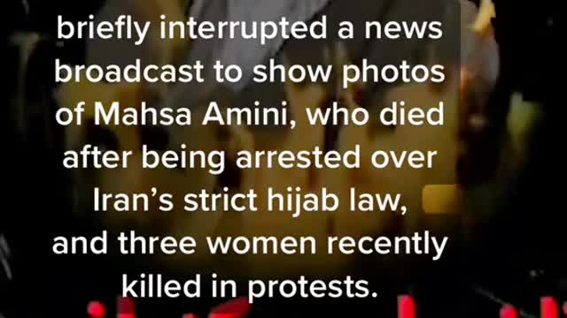 Watch the Dramatic Moment State TV in Iran Was Hacked