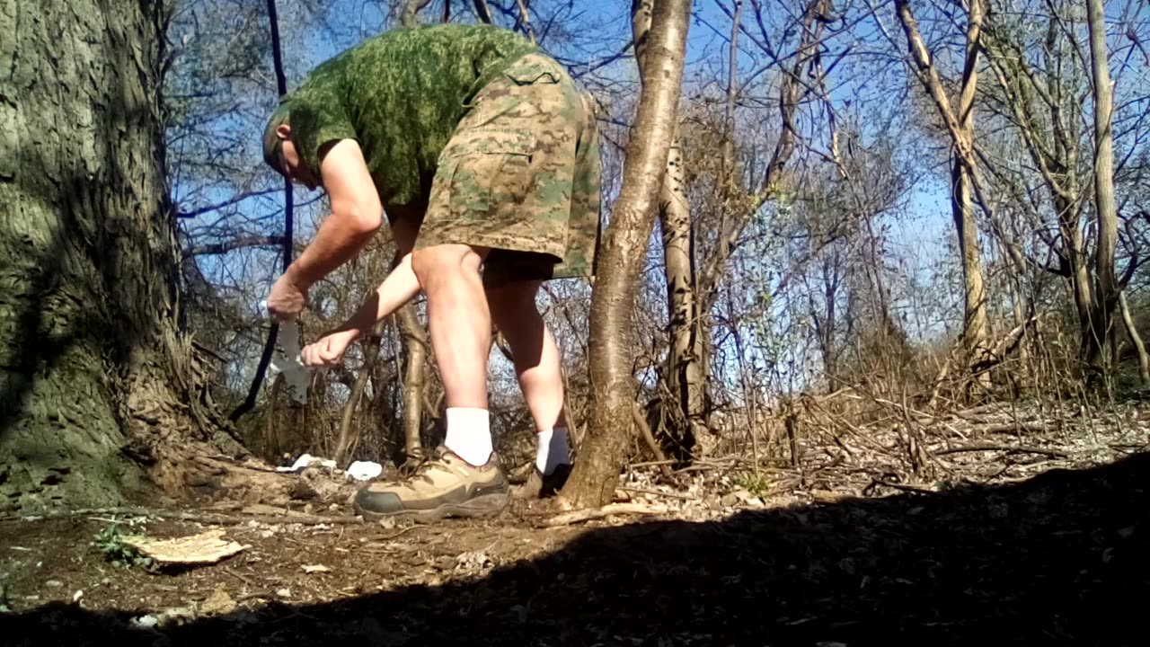 Holy hands 🤗 Shewing the new campsite (in the Gospel Woods)