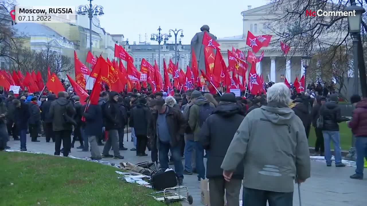 Watch: Red Square marks 105th anniversary of the Russian Revolution