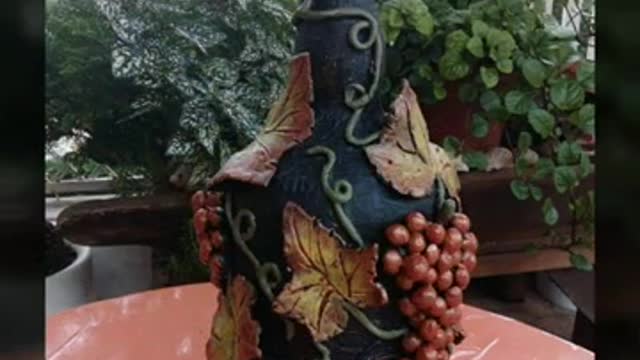 stylish and creative antique bottle decoration ideas