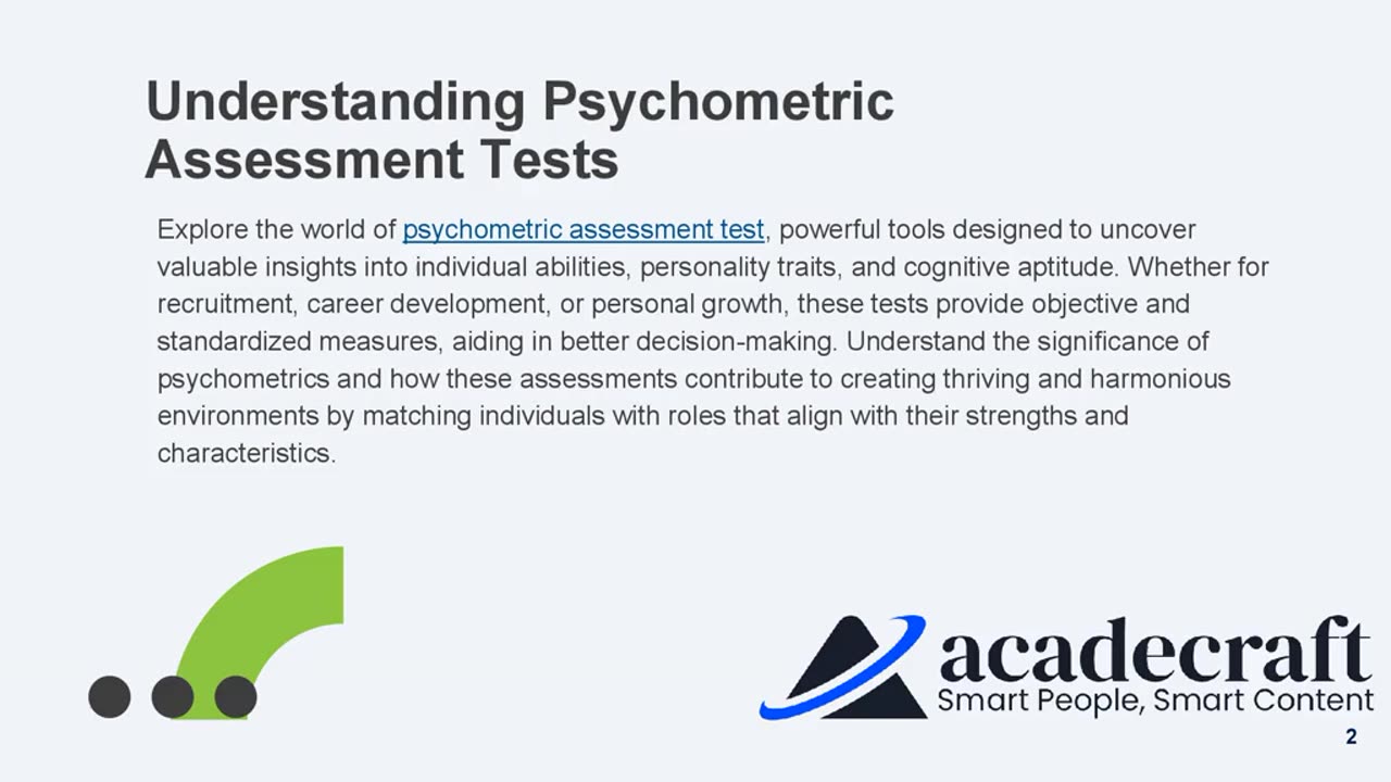 Understanding Psychometric Assessment Tests