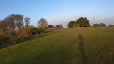Speedlapse to an iron age fort .