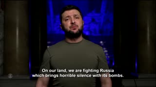 Ukraine's Zelenskiy appeals for help in Grammy video