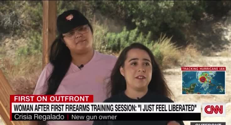 More liberal leaning women are buying guns.