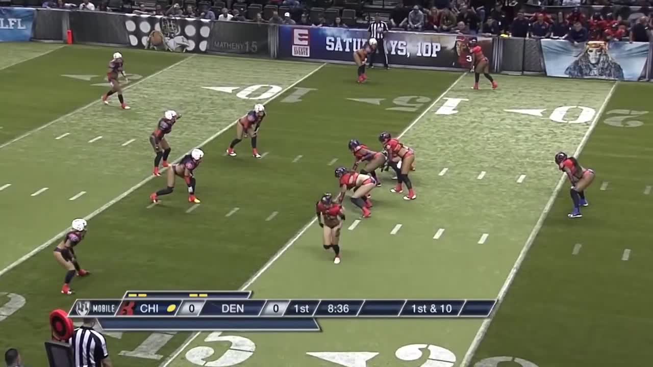 SUPER COOL WOMEN LFL Women Football League Highlights :: Americanfootball Football