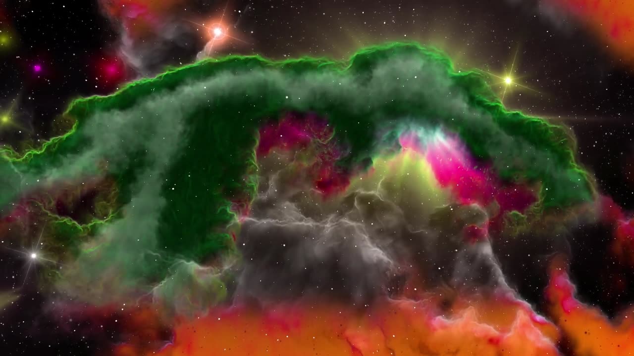 Wonderful space animation