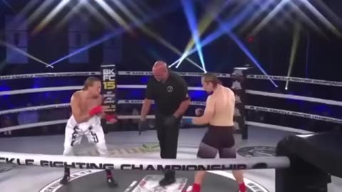 Eddie Hoch vs Jeff Chiffens CRAZY BRAWL! BKFC